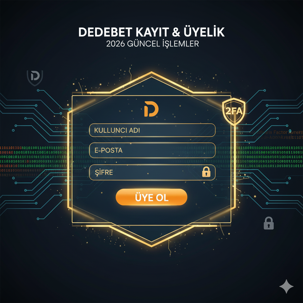 Dedebet kayıt ve üyelik işlemleri